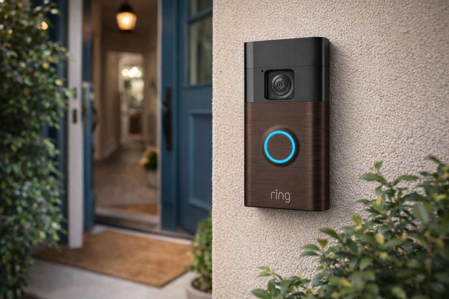Ring Battery Doorbell – Venetiaans brons: Slimme deurbel & beveiliging voor jouw voordeur