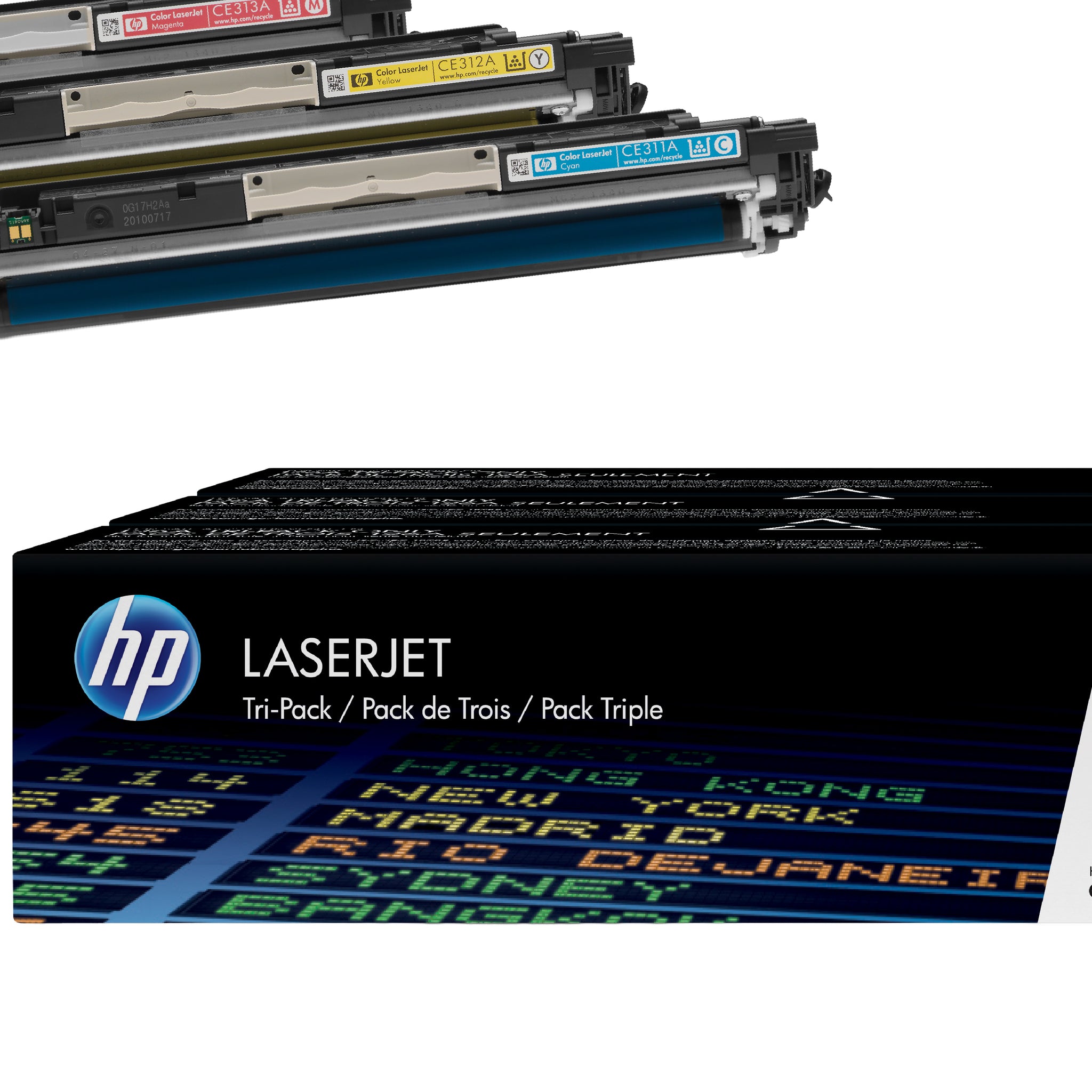 Tonercartridge HP CF341AM 126A 3 kleuren