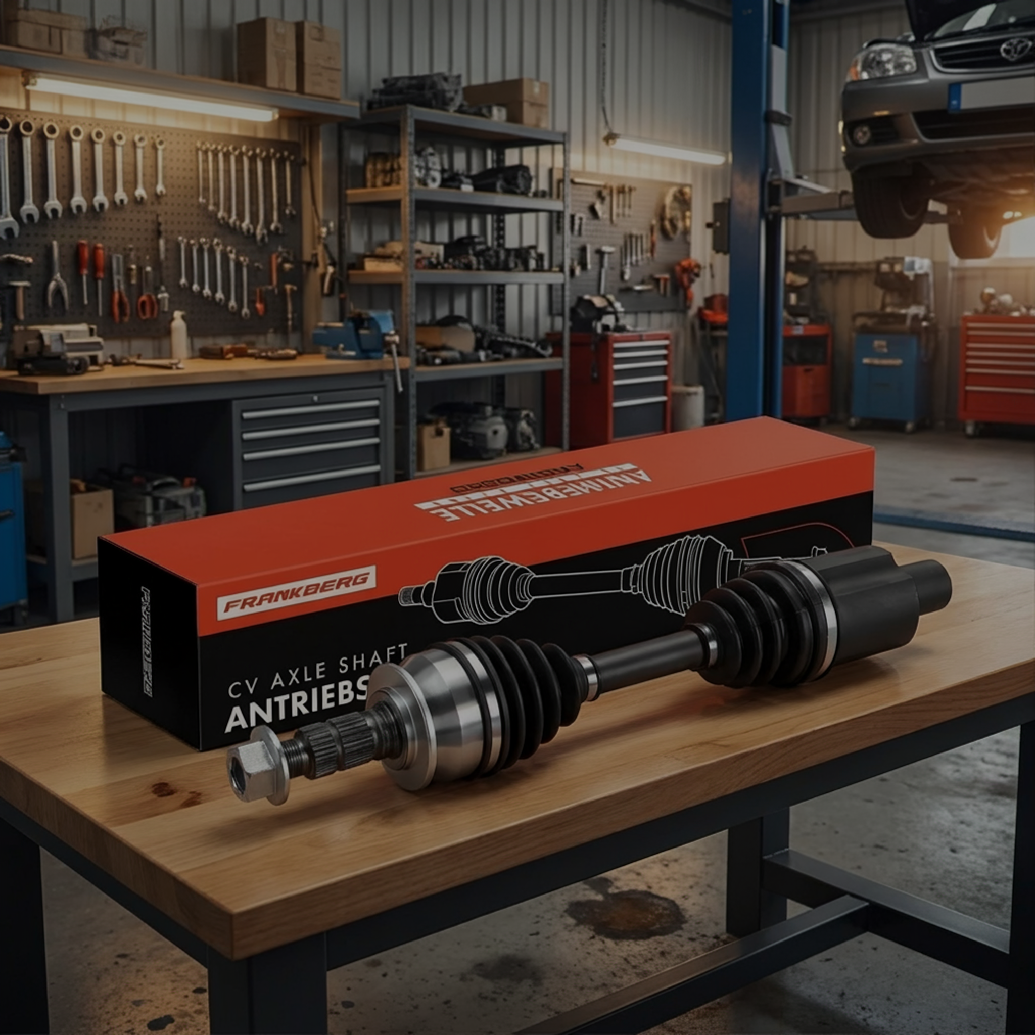 Frankberg 1 x aandrijfas scharnieras voor rechts, compatibel met Volt 1.4L 2012-2022 Ampera R12 1.4L 2011-2015 Vervanging