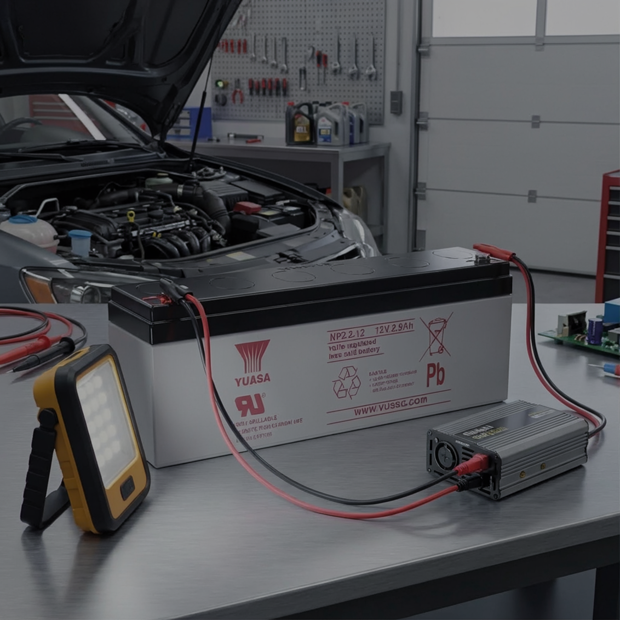 Yuasa NP23-12 12 V / 23 Ah Accu — Betrouwbaar vermogen voor noodstroom en installaties