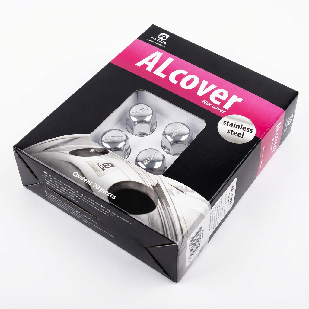 Alcover / Alcoa RVS Wielmoerkapjes 32 mm — Duurzame bescherming en stijlvolle afwerking voor jouw wielen