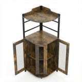 Industrial Corner Bar Wine Cabinet — stijl, functionaliteit en karakter voor jouw interieur