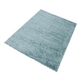 120x170 cm Stuk tapis Fluffy Shaggy 3500 blauw