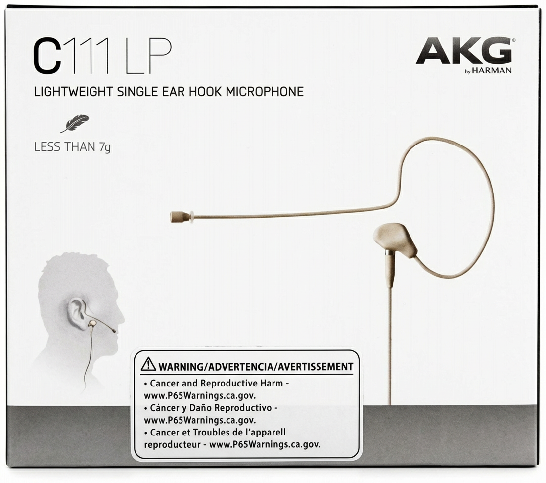 AKG C111 LP Ear-Hook Ear-Set Microphone