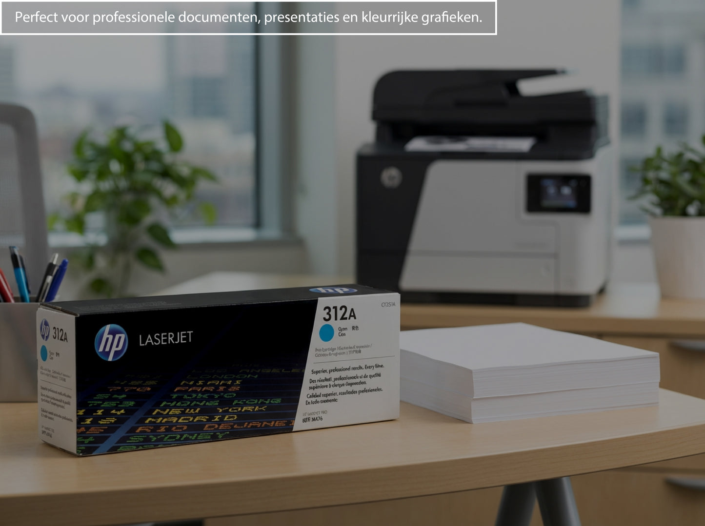 Tonercartridge HP CF381A (312A) blauw; 2700 pagina's