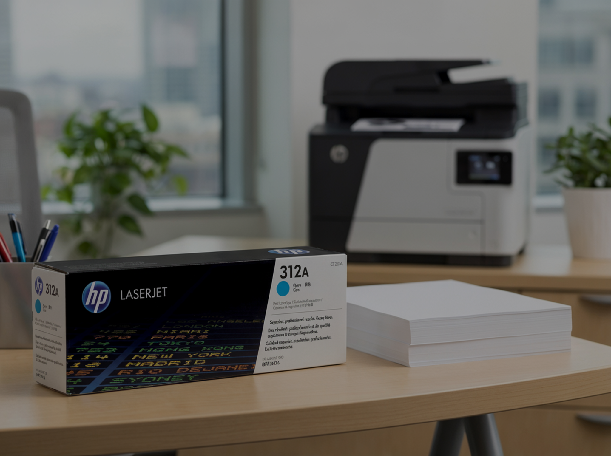 Tonercartridge HP CF381A (312A) blauw; 2700 pagina's