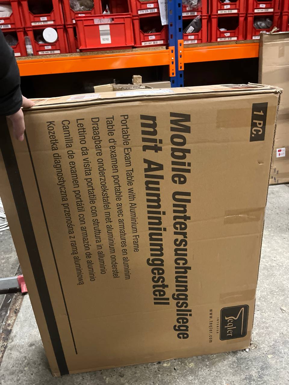 Teqler draagbare onderzoeks- en behandelbank