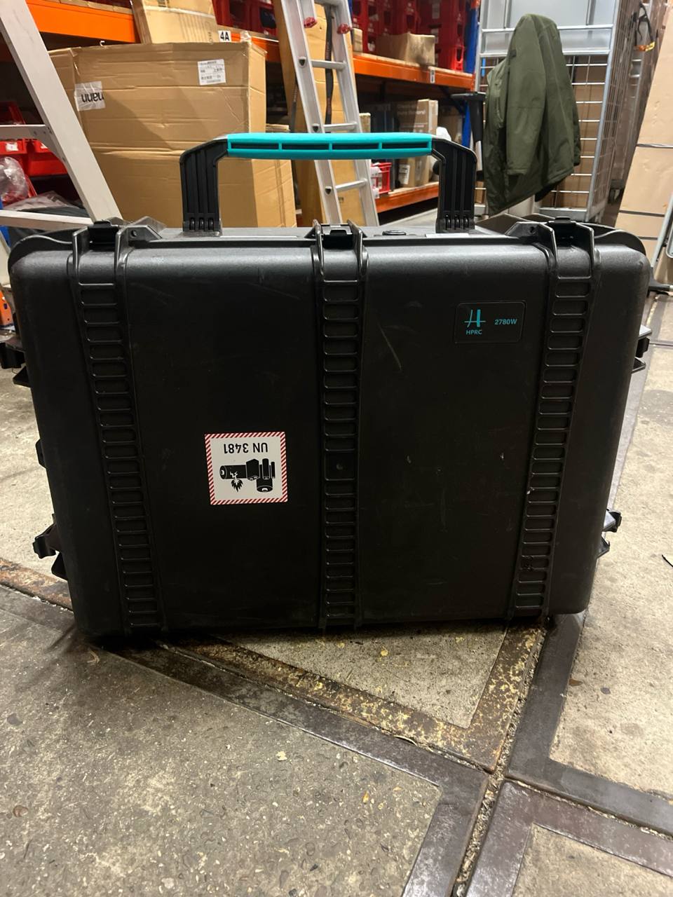 HPRC Resin Case HPRC2780W met wielen, leeg - zwart/blauw Bassano