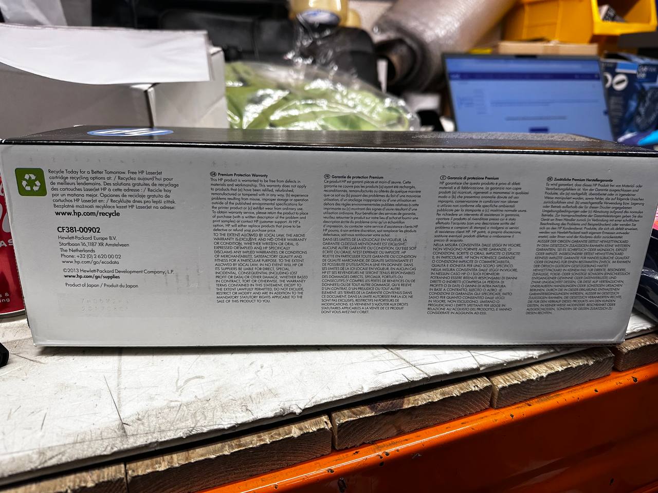 Tonercartridge HP CF381A (312A) blauw; 2700 pagina's