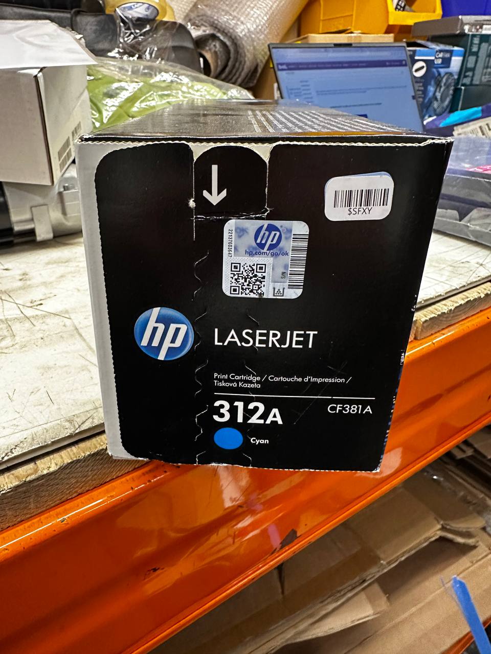 Tonercartridge HP CF381A (312A) blauw; 2700 pagina's