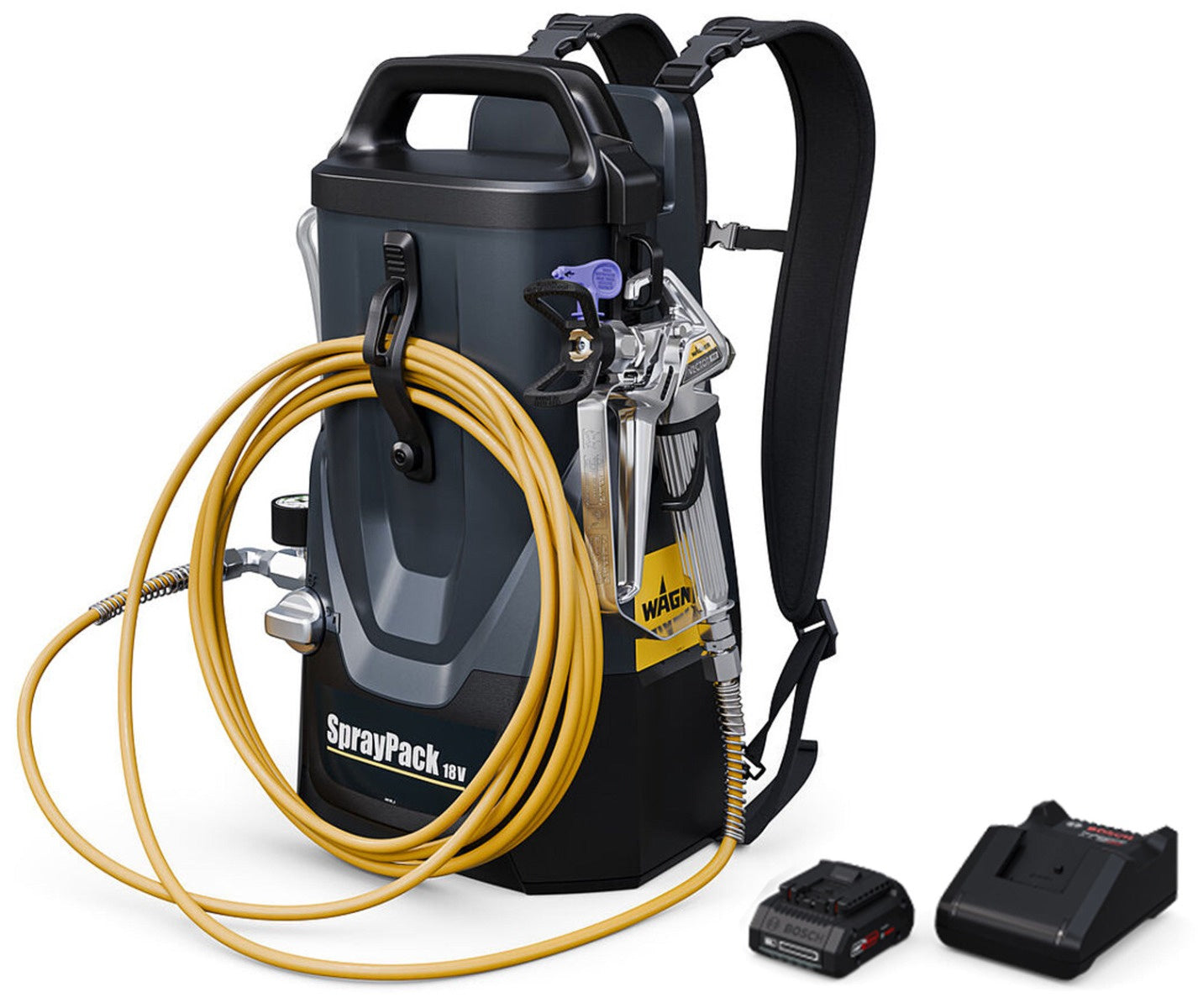 Wagner SprayPack 18V - Professionele Airless Verfspuit op Accu